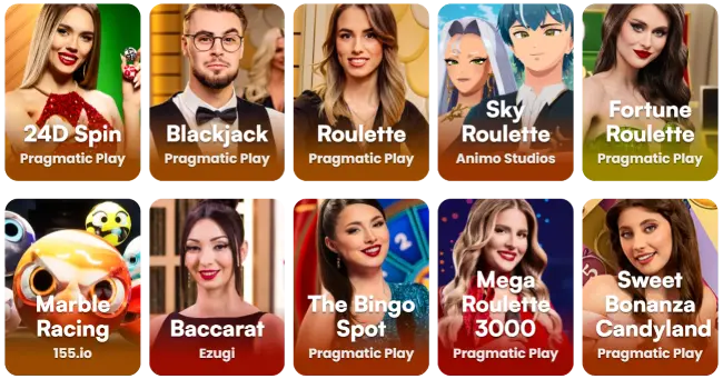 Live casino games